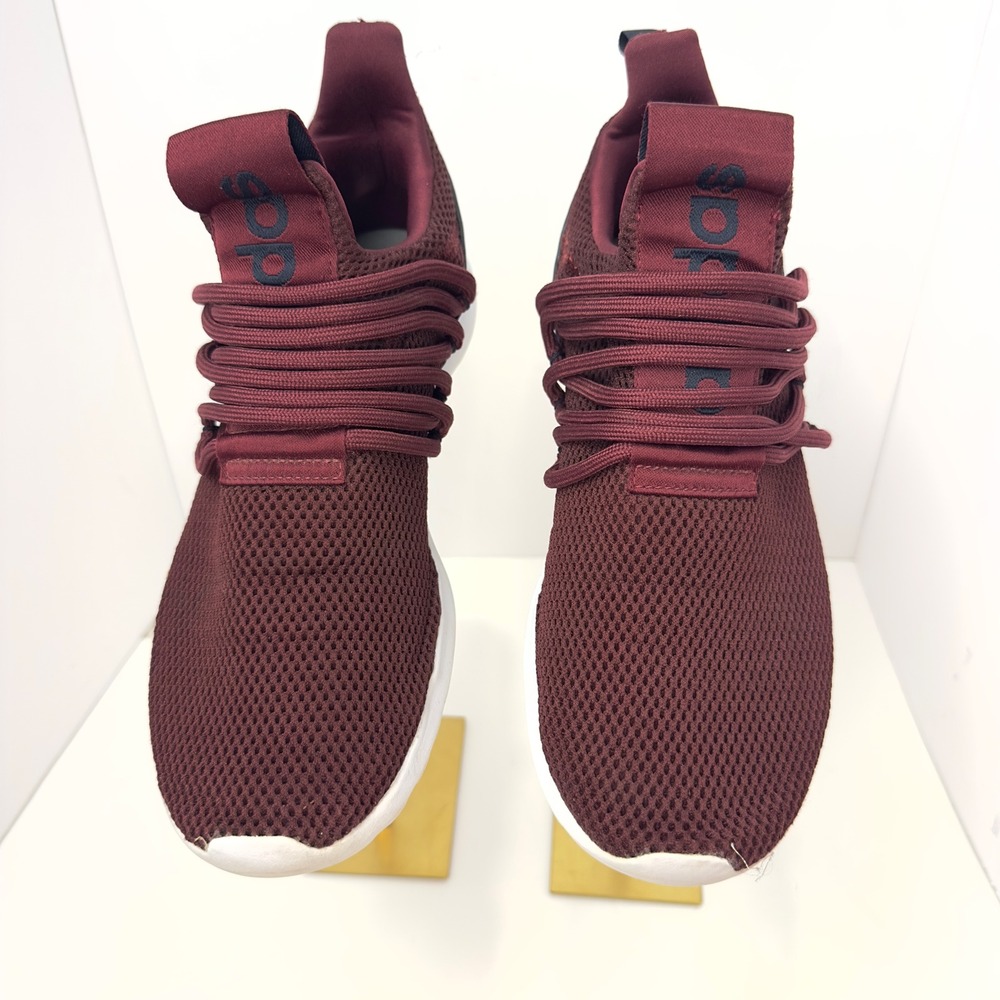 Adidas Cloudfoam Lite Racer Adapt 4.0 Mens 10.5 Burgundy GY6018 Slip On Sneaker
